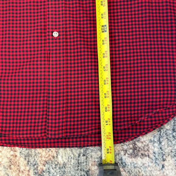 Ralph Lauren Polo Men's Classic Red/Black Gingham L/S Button-Down Shirt XL Pony - Picture 10 of 10
